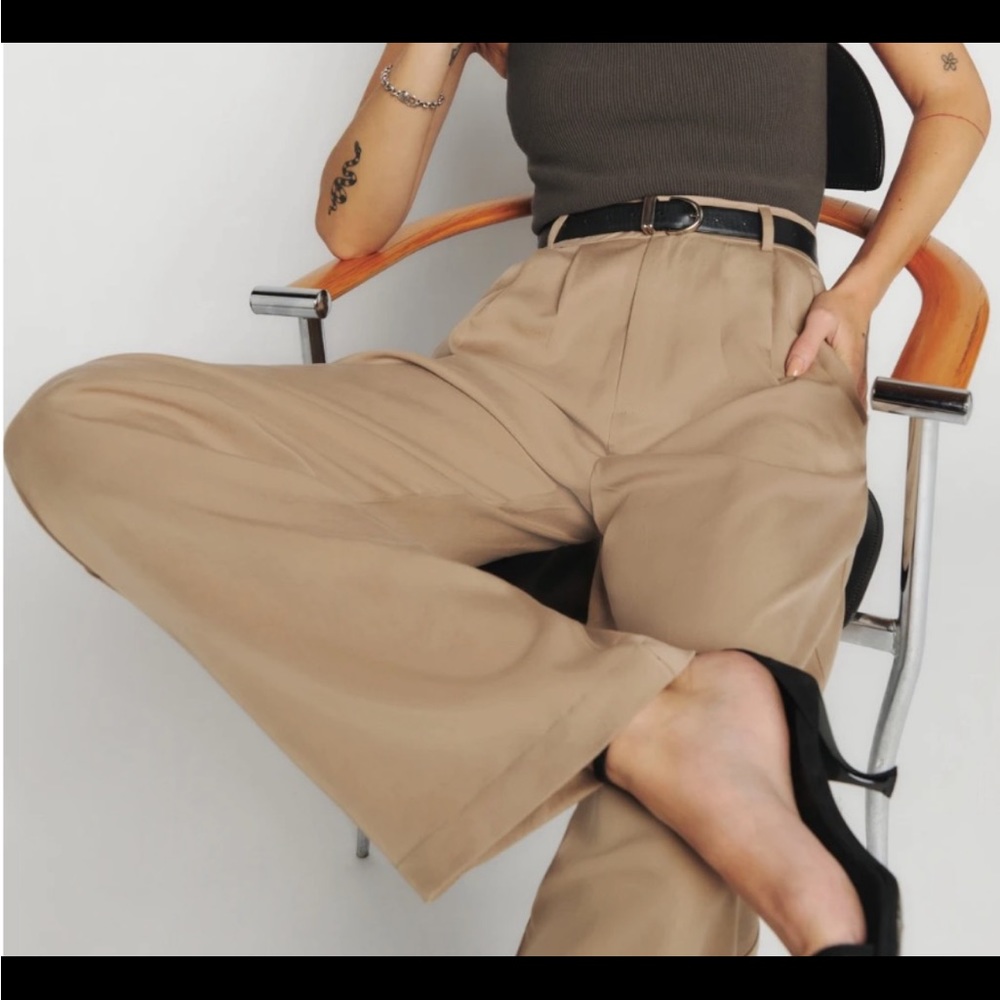 Mason pants Khaki reformation